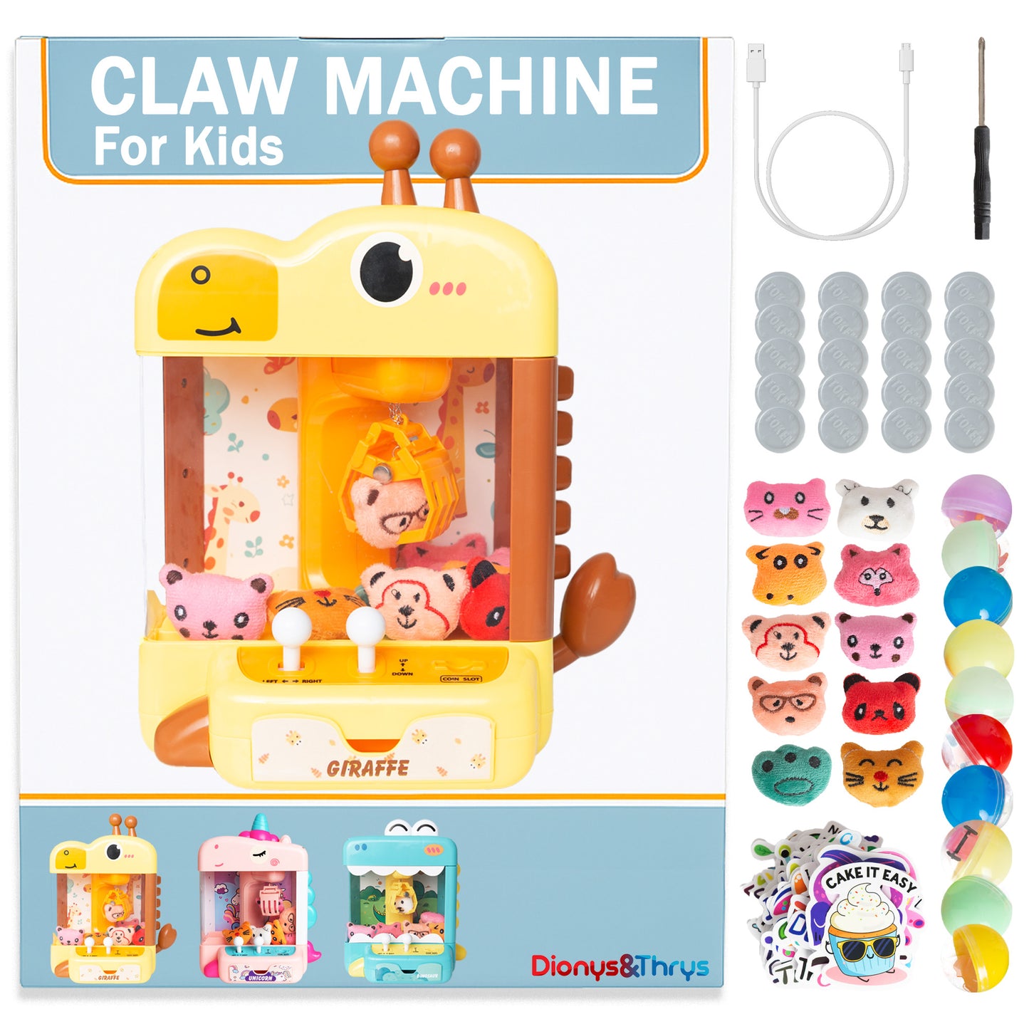 Claw Machine for Kids - Giraffe