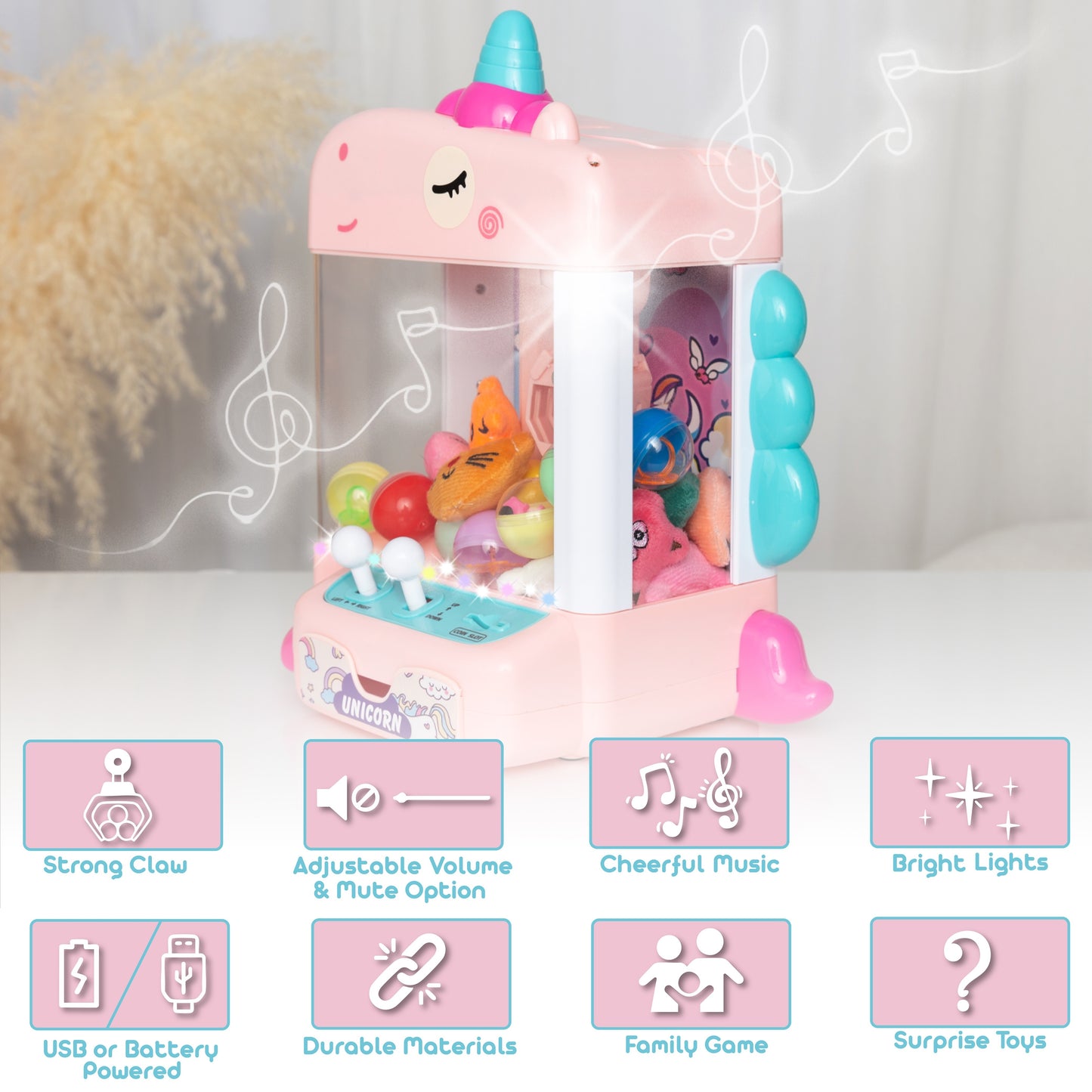 Claw Machine for Kids - Unicorn