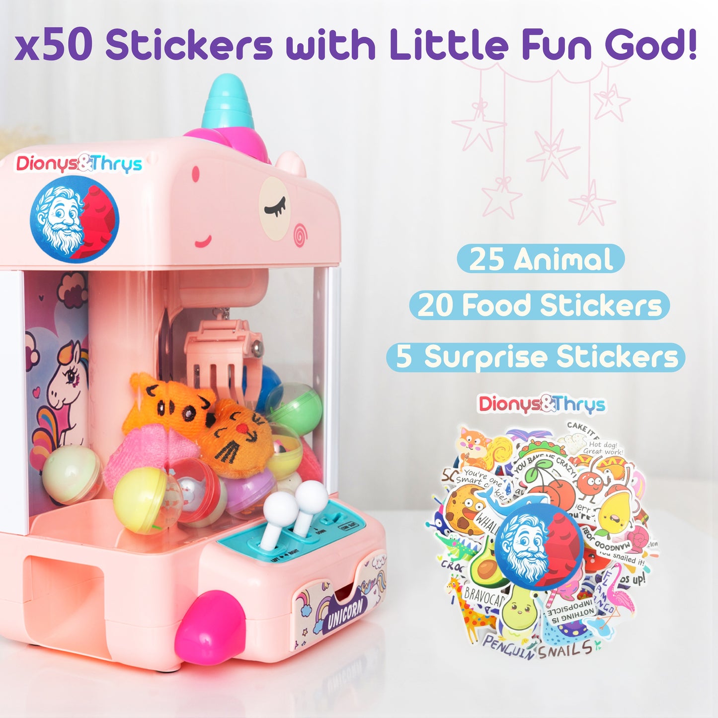 Claw Machine for Kids - Unicorn